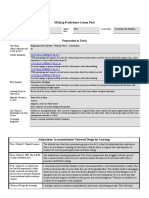 Making Predictions Lesson Plan: Preparation To Teach