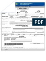 Income Tax Payment Challan: PSID #: 141441493