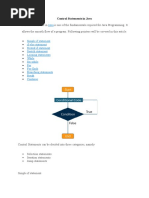 Control Statements in Java