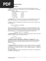 Calculations and Designs of Lighting Scheme PDF