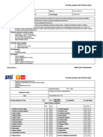 Job Risk Analysis/ Safe Work Procedure: Health, Safety & Environmental