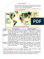 Structuri Demografice - Geografie