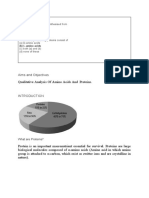 Qualitative and Quantitative Estimation of Amino Acid