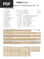 Online Extras: Materials, Supplies, & Cutting Diagram No. 154