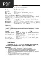 Personal Data: Curriculum Vitae