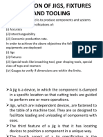 Definition of Jigs, Fixtures and Tooling