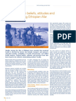 Maternal Health Beliefs, Attitudes and Practices Among Ethiopian Afar