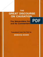 Bhikkhu Bodhi - The Great Discourse On Causation - The Mahānidāna Sutta and Its Commentaries-Buddhist Publication Society (1995)