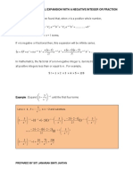 Binomial Expansion With Negative Fraction Jun 2014