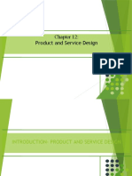 Chapter 12 Product and Service Design