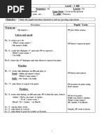 مذكرات ودروس مادة اللغة الانجليزية السنة الاولى متوسط