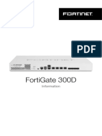 FortiGate 300D Supplement