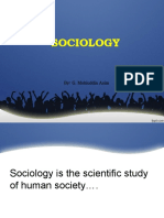 Sociology: By: G. Mohiuddin Asim