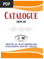 MLBD Publishing House Catalogue 2019-20 2