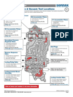 Critical Wear Areas & Vacuum Test Locations: Upper Valve Body - U760E Shown