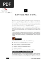 Language Press in India: Module - 2