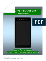 Xperia E3 - 1291-1031 - Working Instructions - Mechanical - Rev3