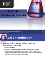 Lecture 7 - Biometallic Material PDF