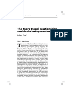 The Marx-Hegel Relationship: Revisionist Interpretations: Robert Fine