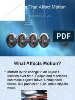 Factors That Affect Motion - Pps