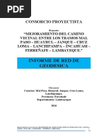 Informe de Red Geodesica-Huayrull