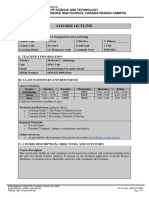 Course Outline: Department of Science and Technology Philippine Science High School Caraga Region Campus