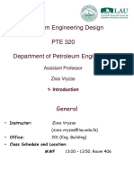 01-Pet Eng Design - PTE - 470 - Introduction