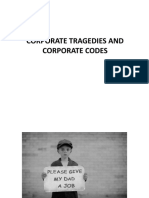 Corporate Tragedies and Corporate Codes