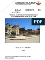 TDR Formulacion y Evaluacion Fichas Tecnicas Ioarr