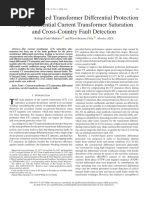 A Wavelet-Based Transformer Differential Protection