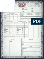 Warhammer Fantasy 4 Edición - Hoja de Personaje PDF