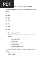 Bab 7 Verbs and Tenses