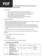 Life Cycle Cost Analysis For Flooring Using (Ribbed Slab, Solid Slab and Pre-Fab) and Foundation Using (RC, Timber and Steel)