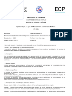 I20CP-1501 Epistemología y Lógica Del Pensamiento para CP, G-02, Prof. Erick Hess A