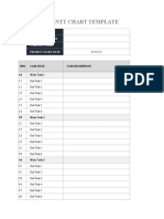 Complex Gantt Chart Template: Project Title Project Manager Company Name Project Start Date