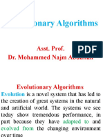 Evolutionary Algorithms: Asst. Prof. Dr. Mohammed Najm Abdullah