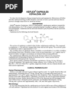 Keflex Capsules: Cephalexin, Usp