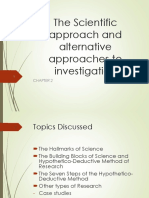 The Scientific Approach and Alternative Approaches To Investigation