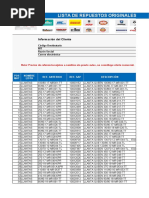 Listas de Precios Especiales Julio