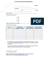 Solicitud de Validación de Documentos BDR