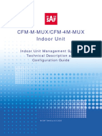 Cfm-M-Mux/Cfm-4M-Mux Indoor Unit: Indoor Unit Management System Technical Description and Configuration Guide