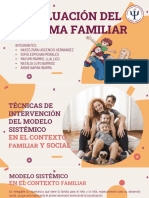 Técnicas de Intervención Del Modelo Sistémico en El Contexto Familiar y Social - Grupo 3