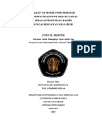 Kajian Uji Model Fisik Hidrolik Floodway Plangwot Sedayu Lawas Sebagai Pengendali Banjir Sungai Bengawan Solo Miftah Aulia R. 115060400111005