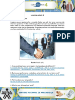 Learning Activity 4 Evidence: Job Interview: Fuente: Fotolia (S.F.)