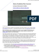 Lead Acid Battery Desulfator