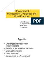 Eprocurement Good Practices