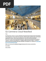 Q1 Commerce Cloud Newsfeed