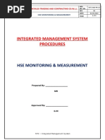 MTC-IMS-PR-14-Procedure For HSE Monitoring & Measurement