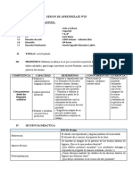 SESIÓN DE APRENDIZAJE - Semana 25