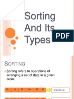 Sorting and Its Types